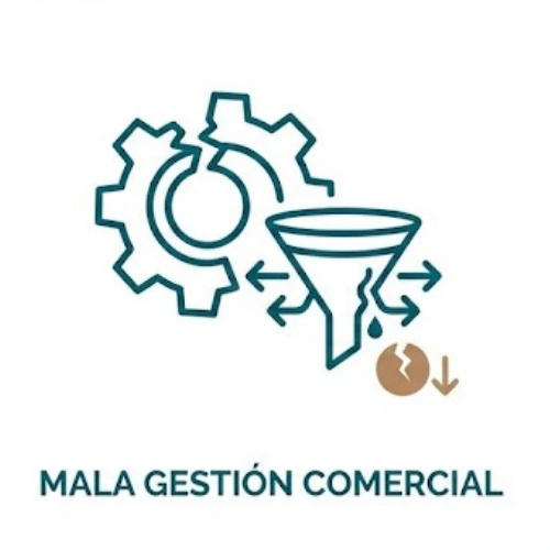 Mala gestión comercial
